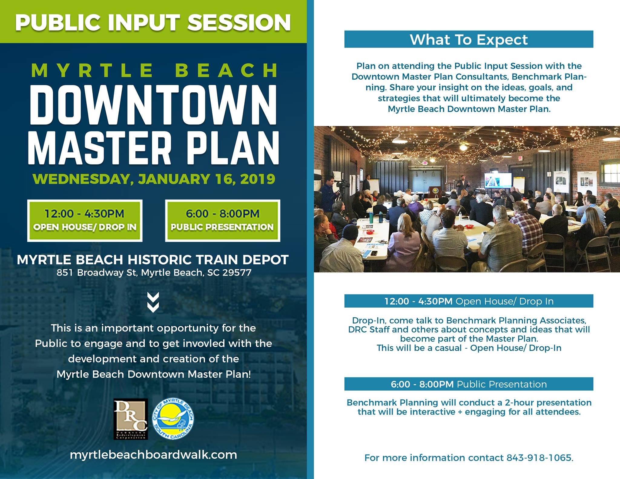 Downtown Master Plan Flyer